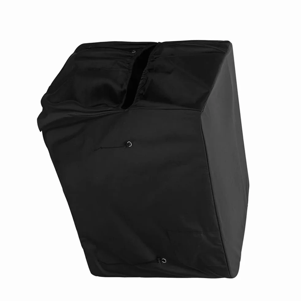 Bâche de Protection pour Réchauffeur de Piscine, Couverture Hiver avec Trou pour Tuyau et Fermeture Auto-Agrippante