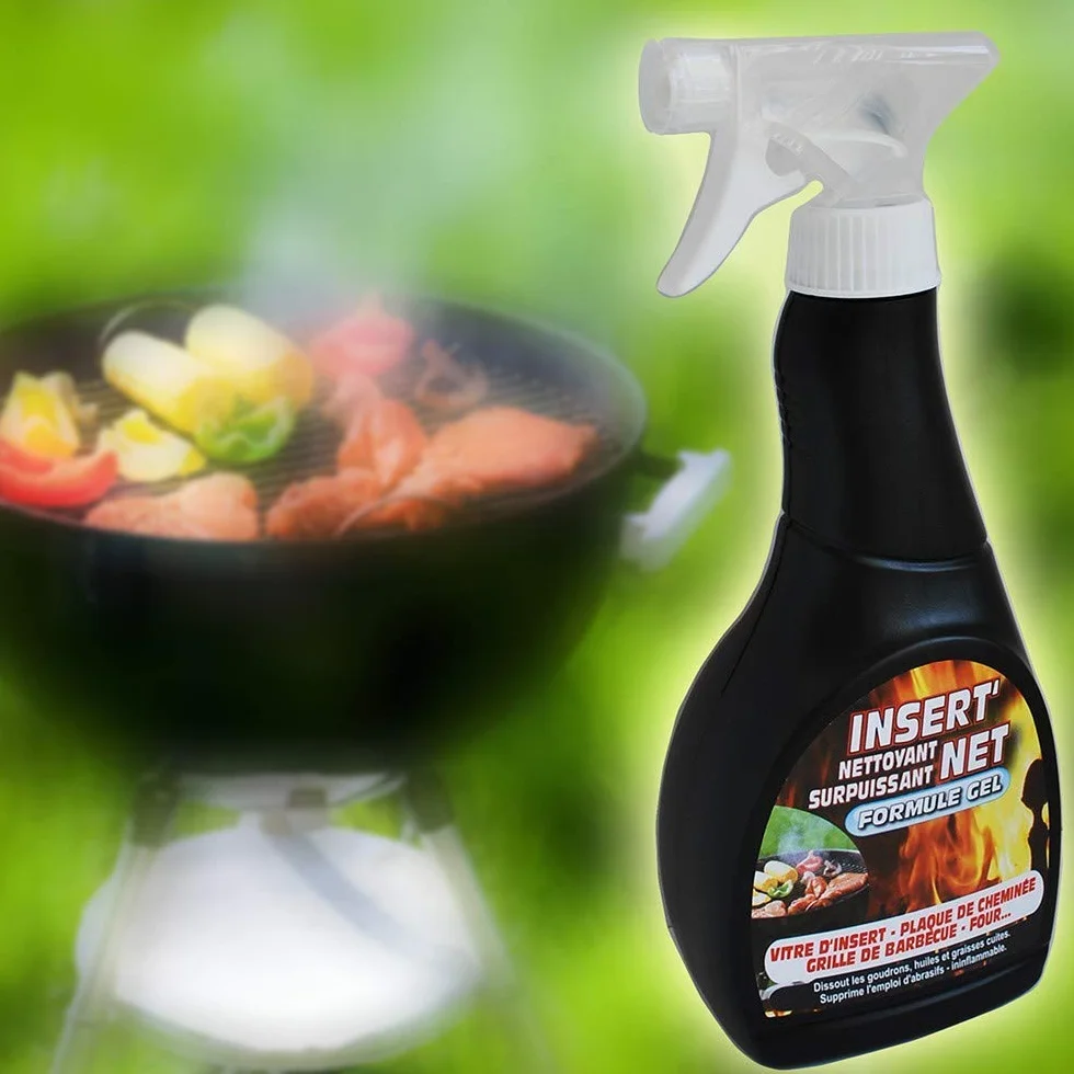 Nettoyant surpuissant INSERT'NET 500 ml pour cheminée, barbecue et surfaces difficiles