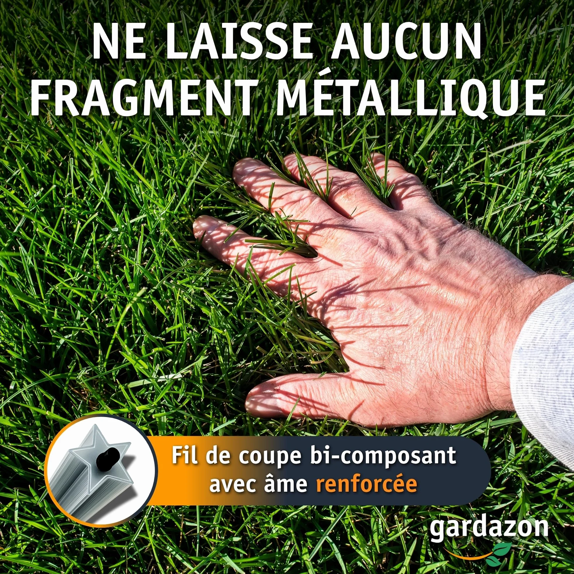 Fil de débroussailleuse 3mm 50m coupe-bordure rotatif renforcé incassable