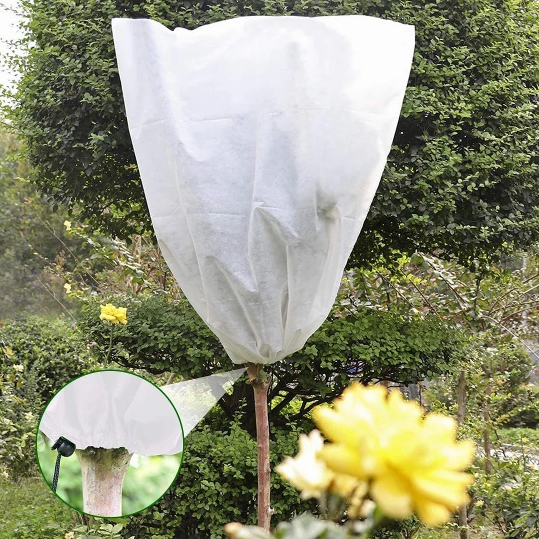 Housse Hivernage Plante 80x60cm Protection Plantes Réutilisable 2 Pack