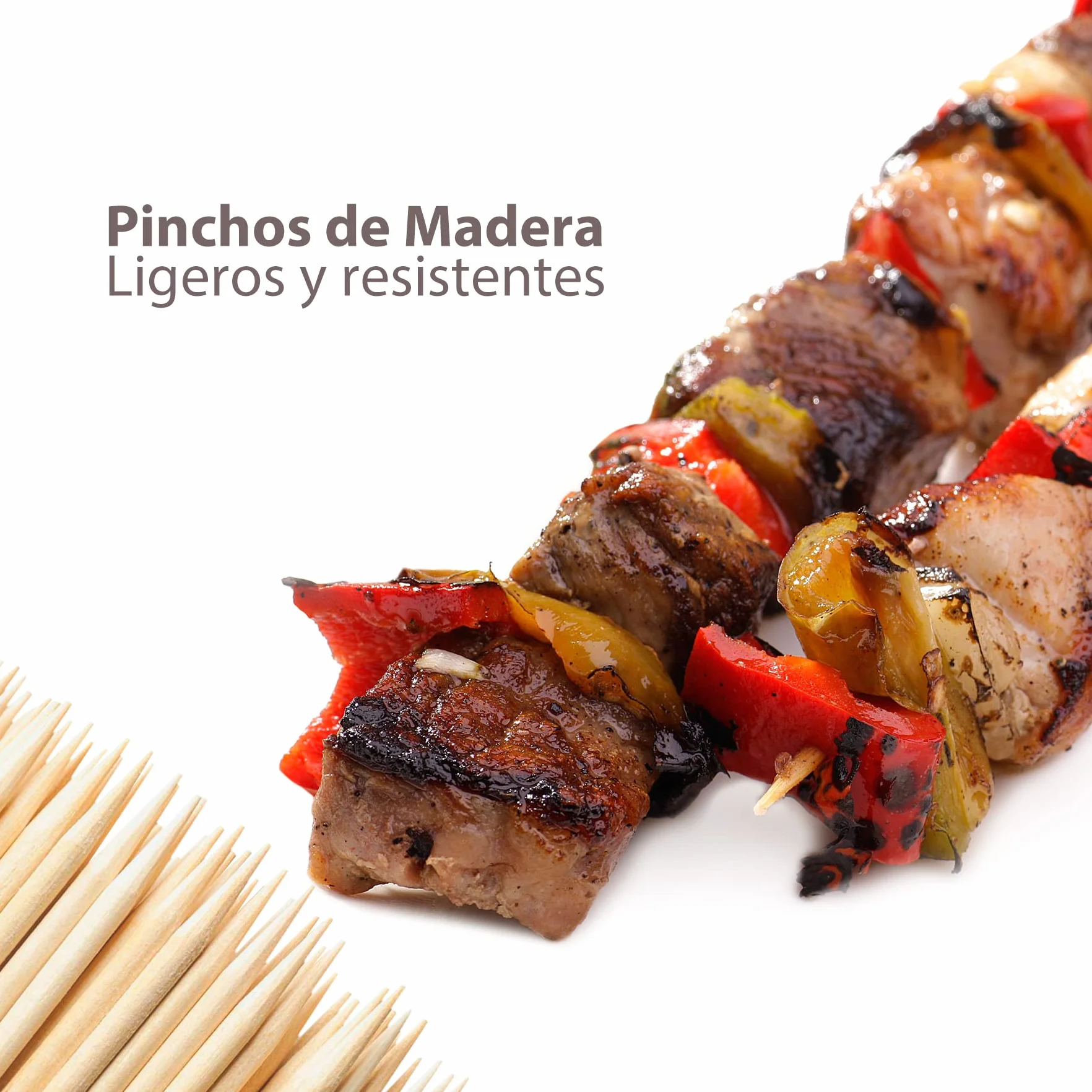 Brochettes en bois pour barbecue grillades 100-12000 pièces taille 10-30cm