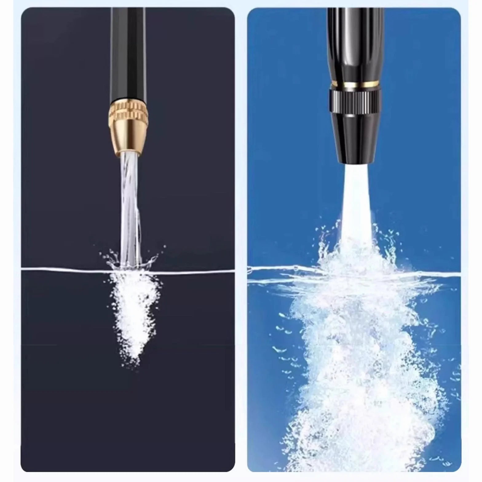 Buse Haute Pression Réglable Embout d'Arrosage pour Tuyau de Jardin