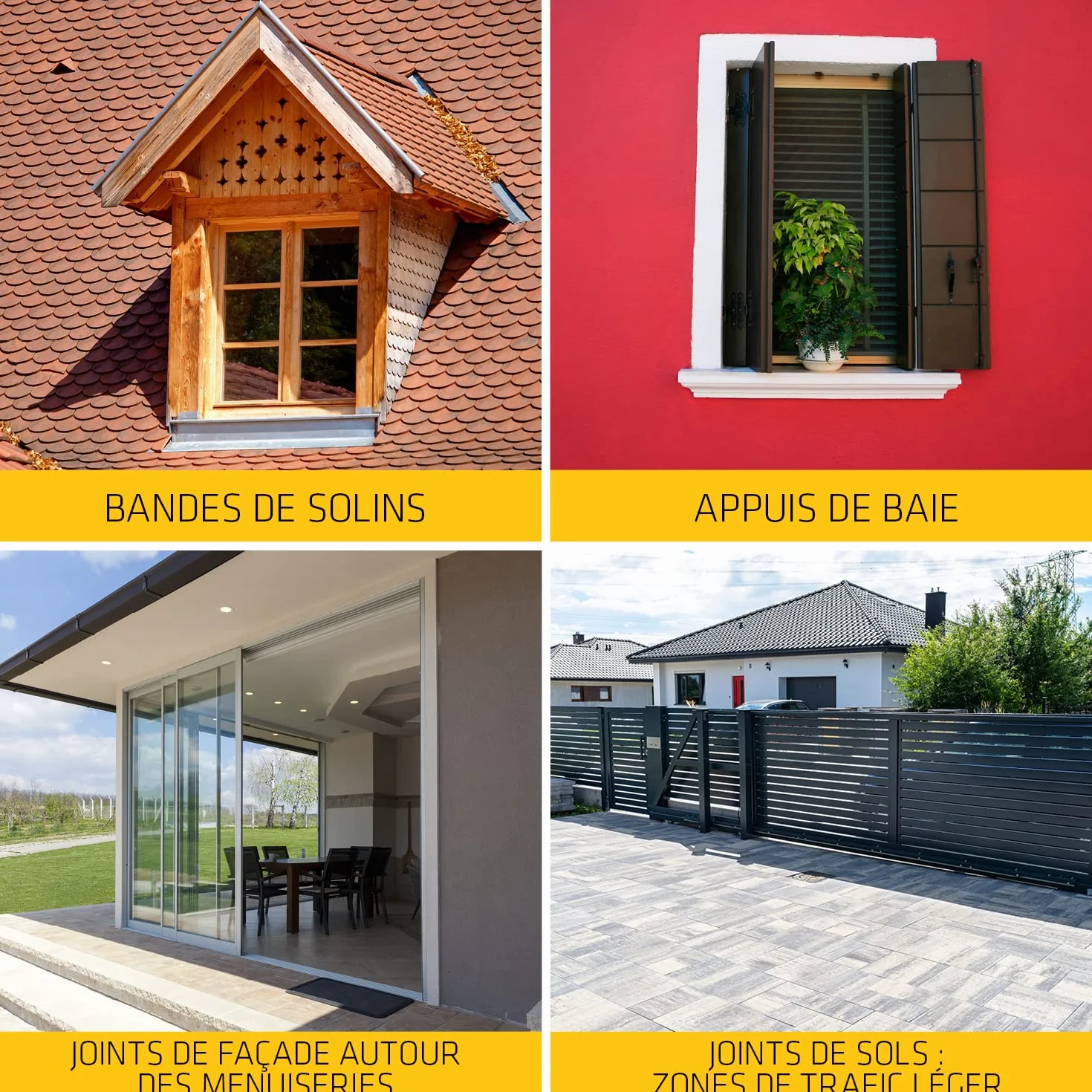 SIKA - Mastic polyuréthane - SikaSeal-183 Façade & Sol ton pierre - Spécial joints de façades et sols extérieurs - Étanche à l’air et à l’eau - 300 ml