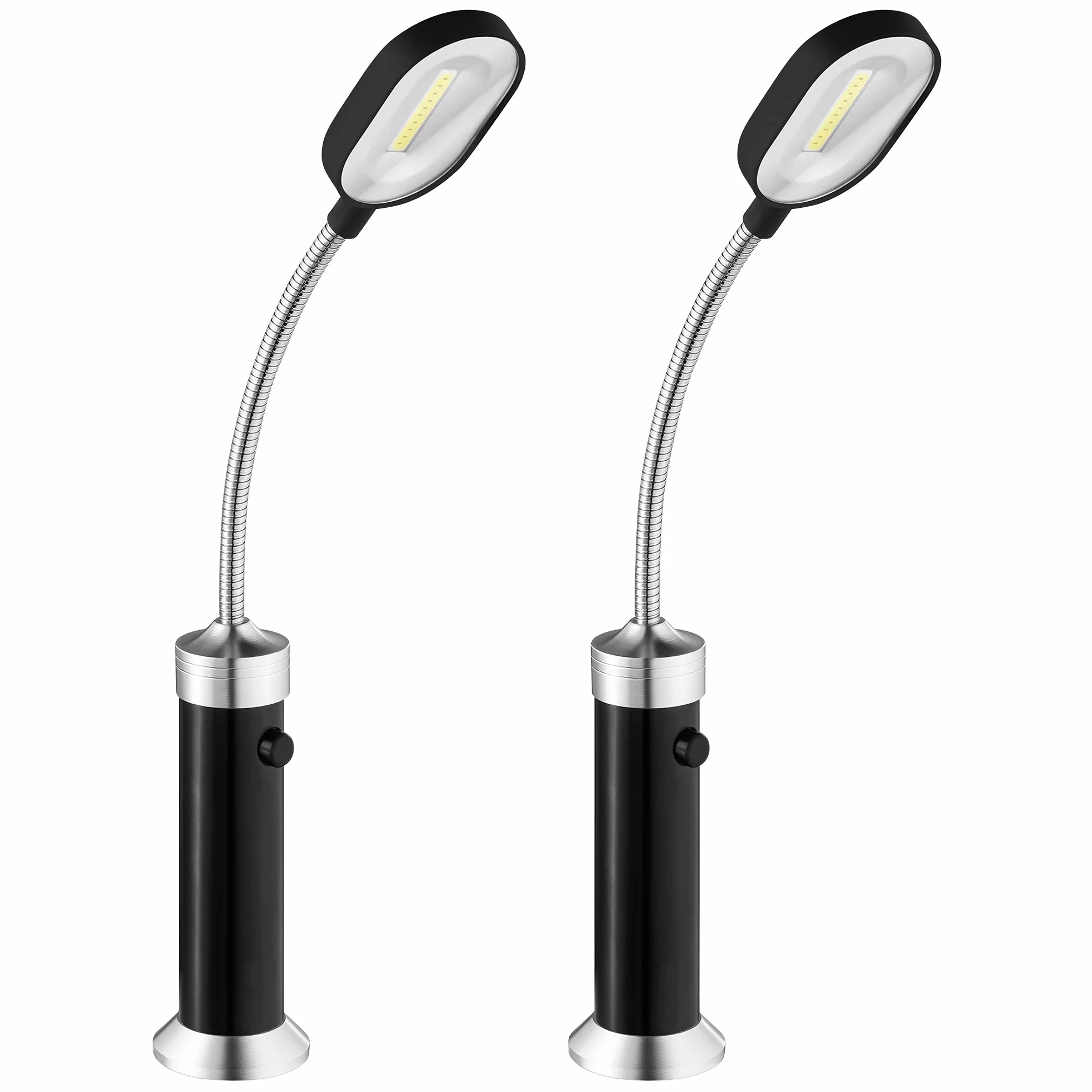 Navaris 2X Barbecue Lamp LED 10 COB 200 Lumens Flexible Light for Outdoor Cooking