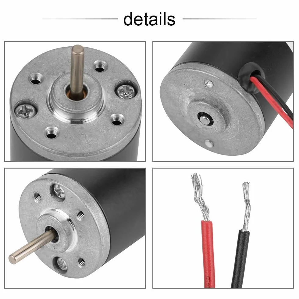 Moteurs À Courant Continu 6V 4000rpm 31ZY CW CCW Aimant Permanent Pour Générateur DIY