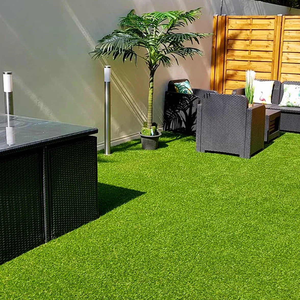 Gazon synthétique 20 mm rouleau 2x3 m 6 m² Pelouse artificielle fibres bicolores effet naturel MGS