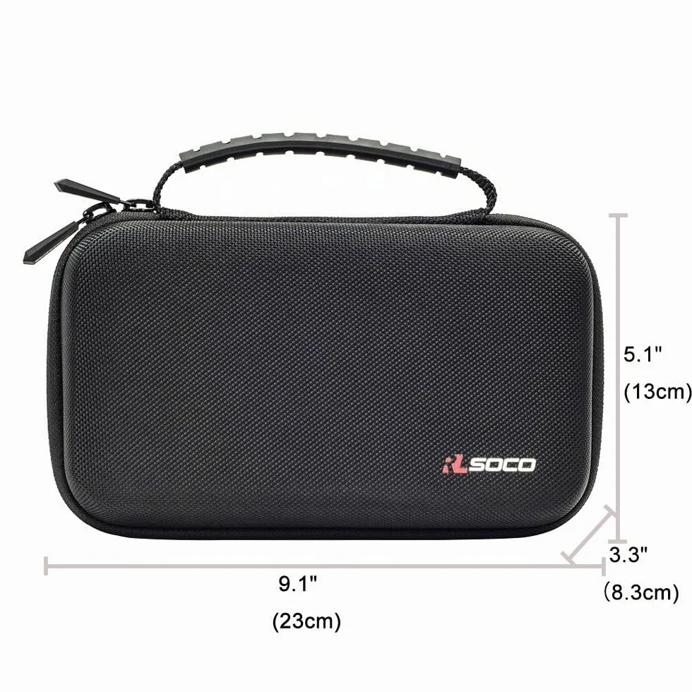 RLSOCO Housse Étui pour Fluke Fluke 116/15b+/117/101/115/114 /175/113/179/106/17B+/233 Multimètre numérique & pour KAIWEETS/AstroAI/PeakTech Multimètre Numérique et plus (Fermeture éclair rouge)