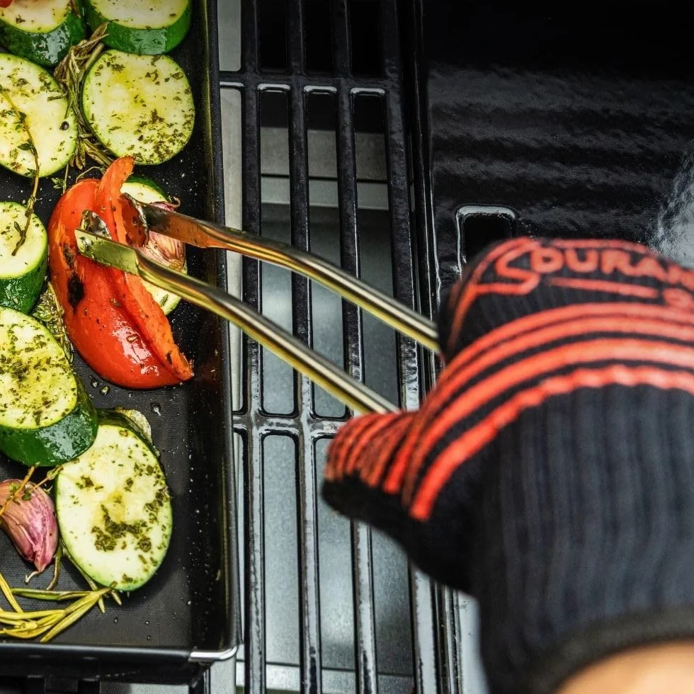 Gants de Barbecue Professionnels Résistants à 250°C pour Cuisine et Four