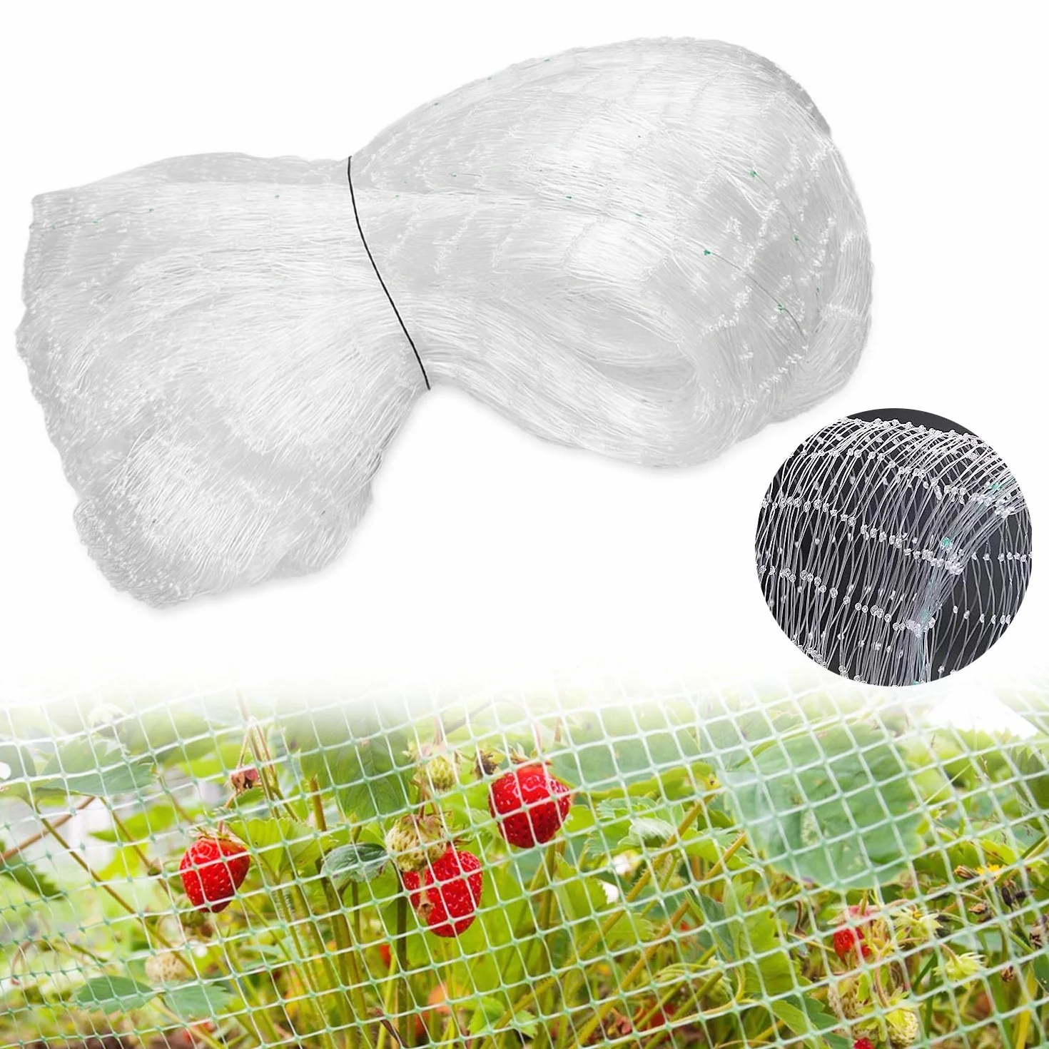 Filet Anti Oiseaux 3x10m Protection Réutilisable pour Volière Balcon Jardin Clôture