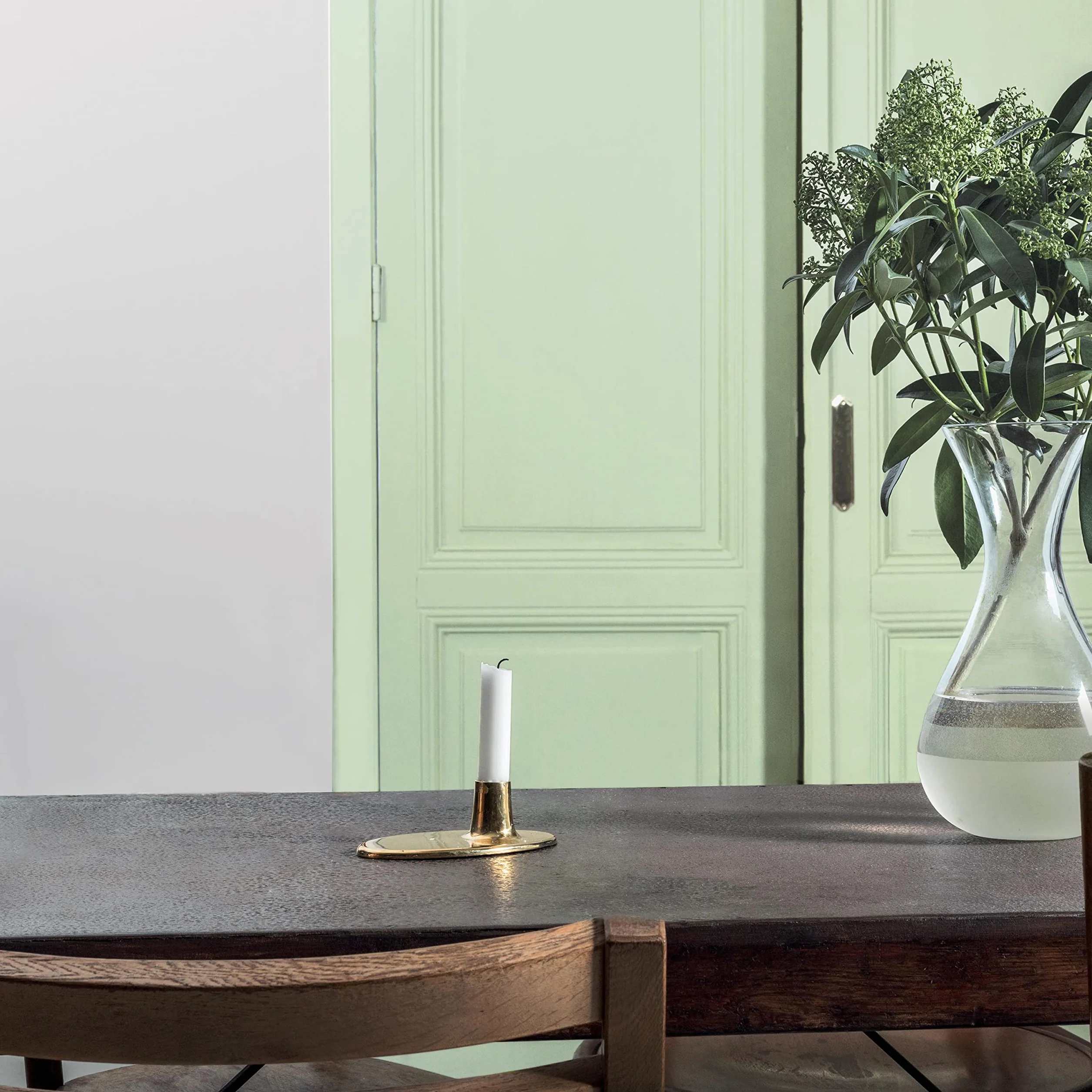 Dulux Valentine Peinture Testeur Crème de Couleur - Murs et Boiseries - Mat - Couleur Tendrement Vert ® 30 ml