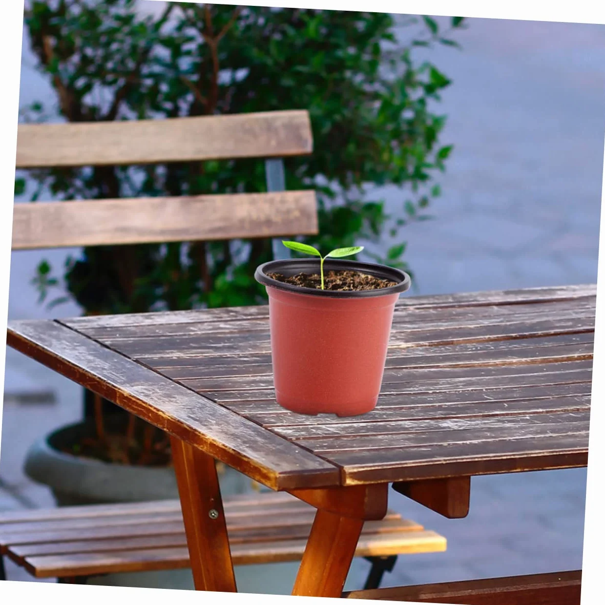 Abaodam 20 Pièces Pots de Fleurs Plastique pour Jardin