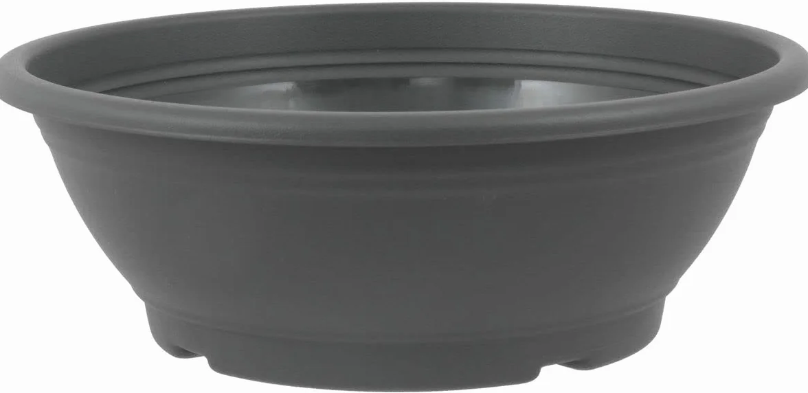 Bac à plantes MePla Ø 60 cm anthracite résistant aux intempéries UV