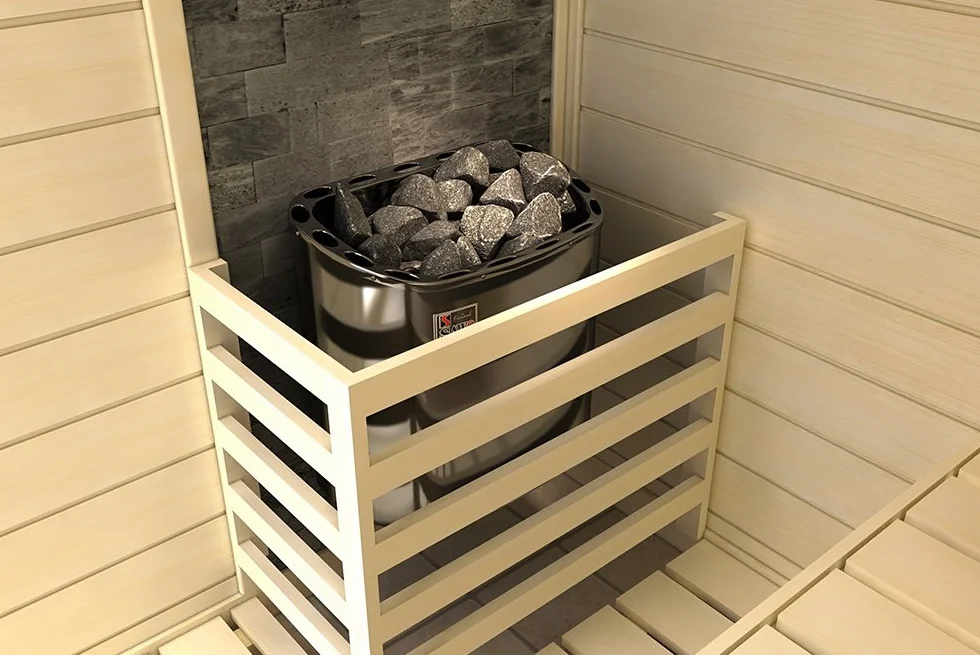 Sauna Poêle Électrique SAWO SCANDIA, Gamme de puissance: 4,5 kW; 6,0 kW; 8,0 kW; 9,0 kW; Nécessite l'unité de contrôle séparé (NS modèle); Multi-Tension: soit monophasé ou triphasé;