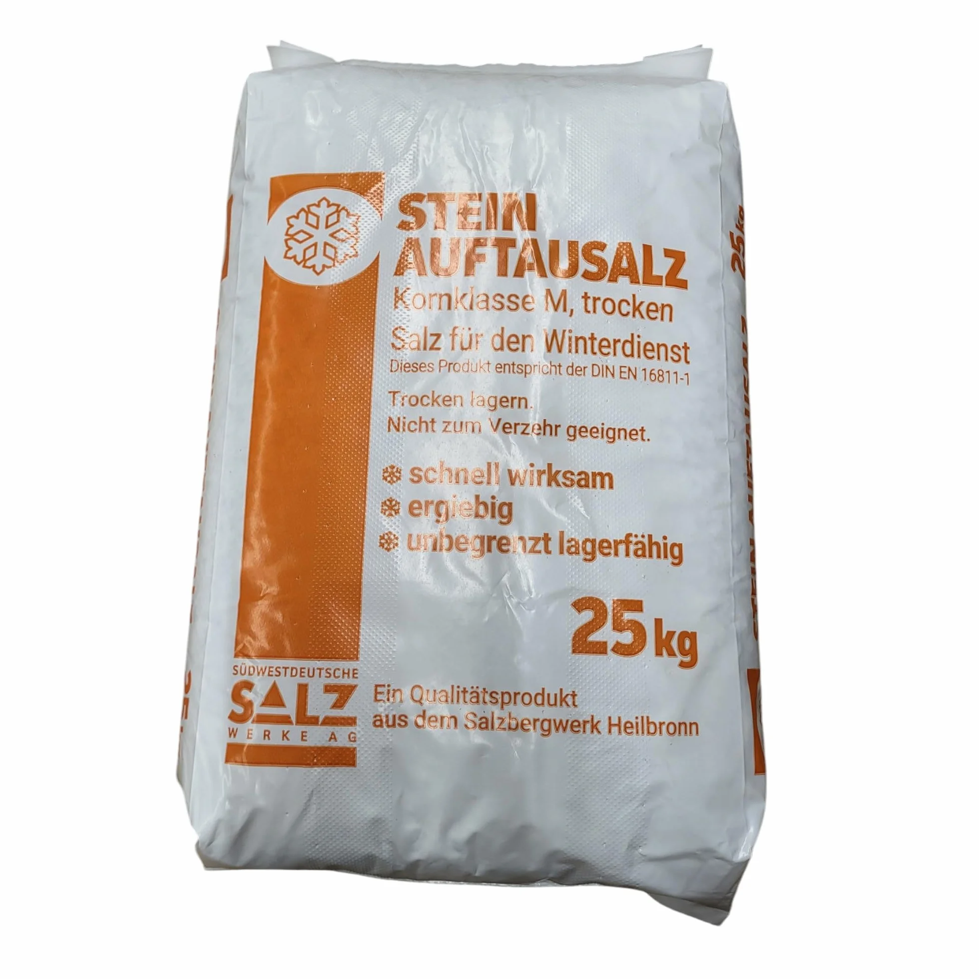 Nordsalz Sel de décongélation Sac 25 kg Service hivernal professionnel Épandage