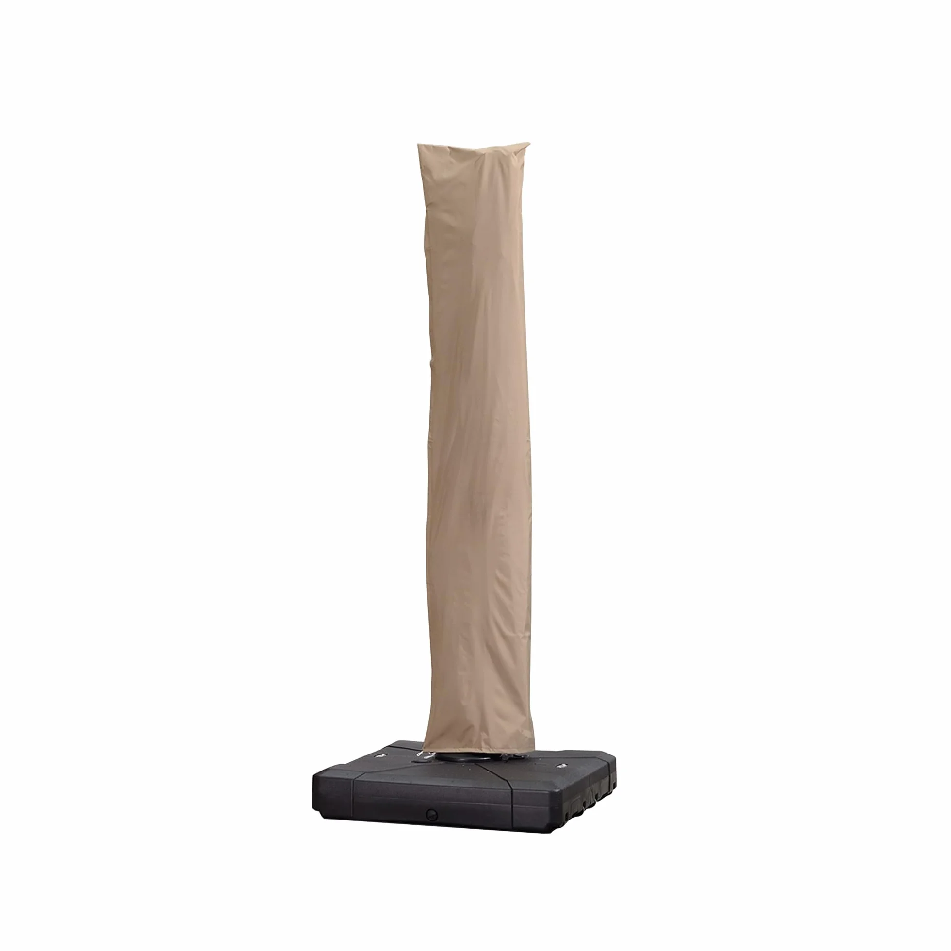 PURPLE LEAF Housse pour Parasol de Jardin 281 x 61 cm UV Résistant avec Bâton Zip Beige