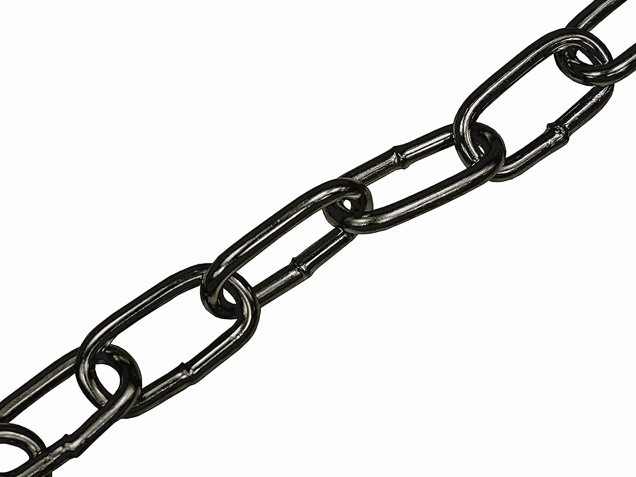 Chaîne Faithfull en acier laqué noir – Maillon soudé en acier doux, résistant à la corrosion – Longueur 2,5 mètres, diamètre 6 mm, charge maximale 250 kg