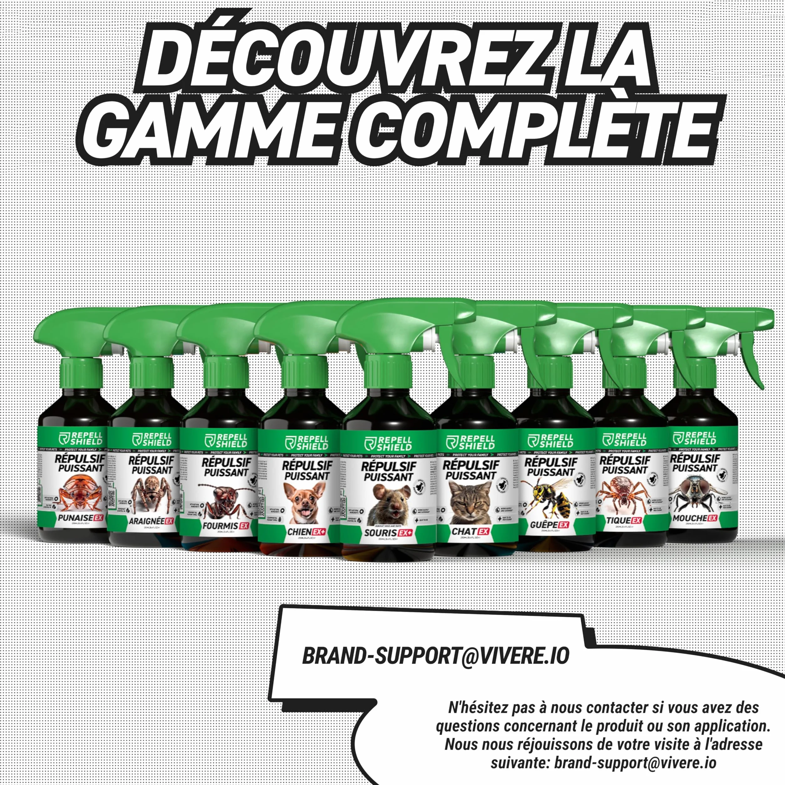 RepellShield® Anti Tique Spray 250ml Protection Cutanée Textile Non Tachant Usage Intérieur Extérieur Huiles Essentielles