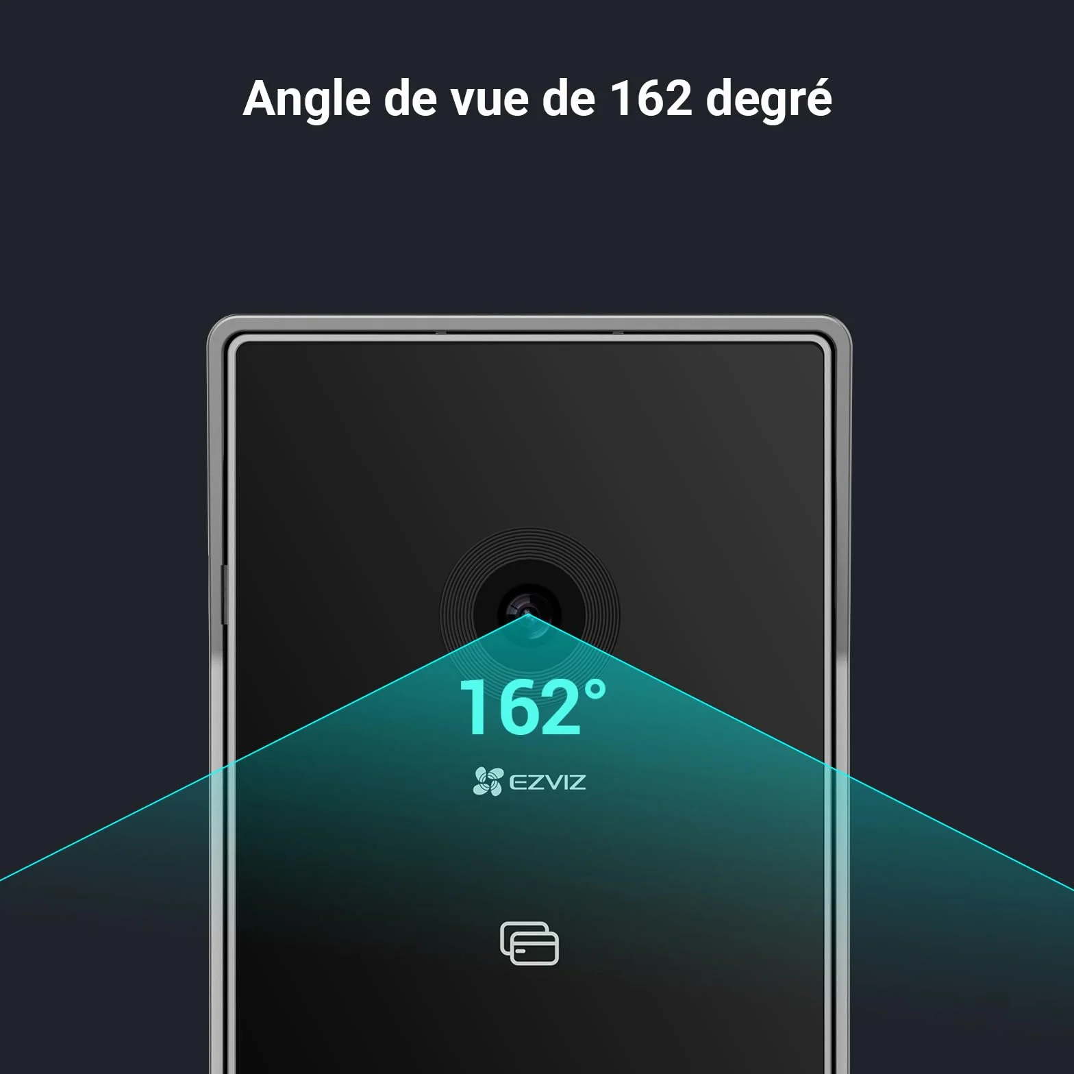 EZVIZ HP7 2K Visiophone Connecté Interphone Vidéo 7 Pouces Moniteur Tactile Unlock à Distance 2 Fils Détection Humaine RFID Audio Bidirectionnel Vision Nocturne étanche WiFi dual-Band