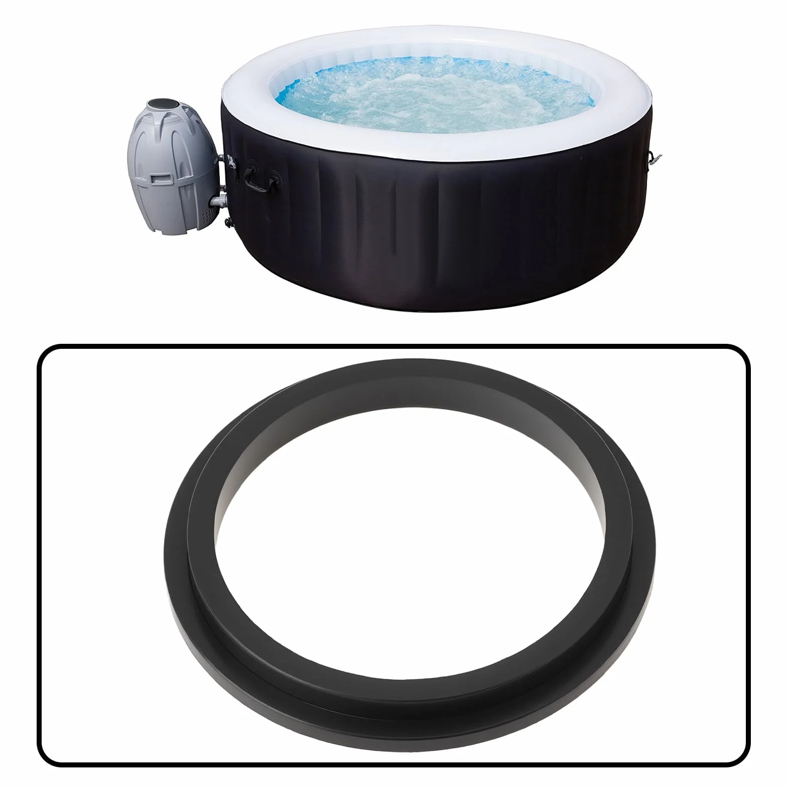 Joints de Tuyau d'Air pour Spa 38 x 48 x 5 mm Compatible Bestway Lot de 2