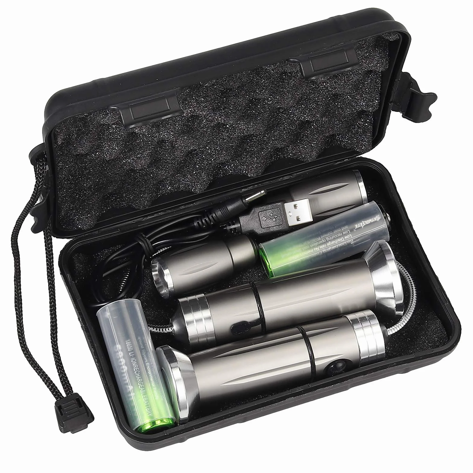 Justech Lampe pour Barbecue Rechargeable avec Base Magnétique et Col de Cygne Flexible à 360° Grill Light