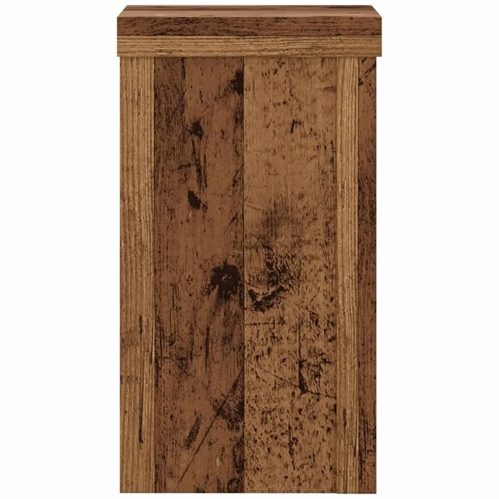 VidaXL Supports pour plantes 2 pcs vieux bois d'ingénierie