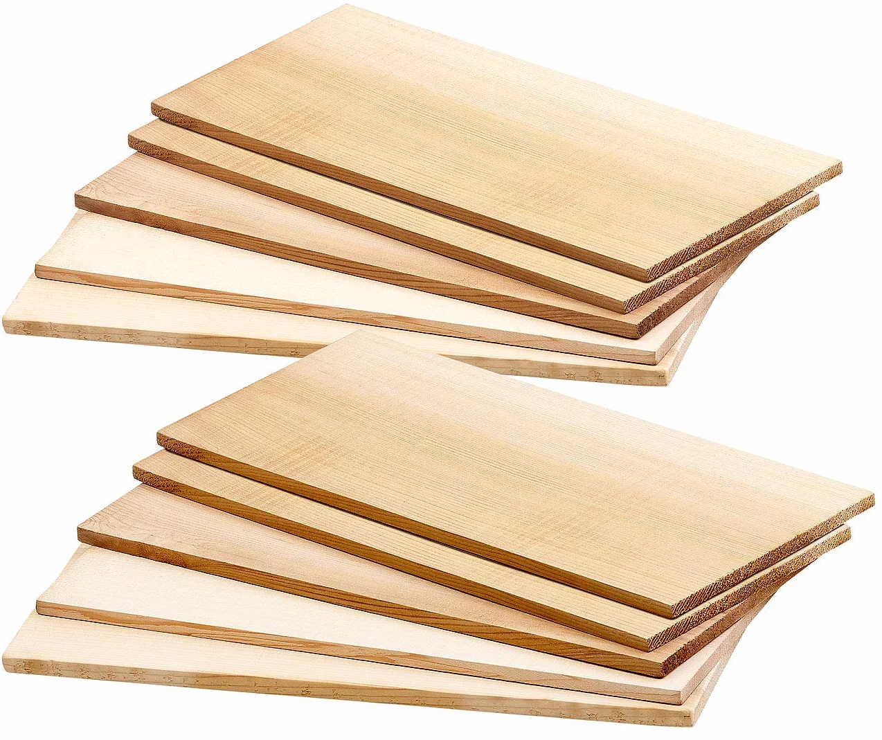 Rosenstein & Söhne 10 Planches à Fumer en Bois de cèdre