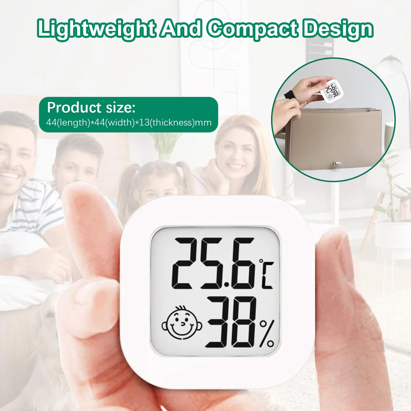 Hygromètre thermomètre intérieur LCD numérique lot de 5