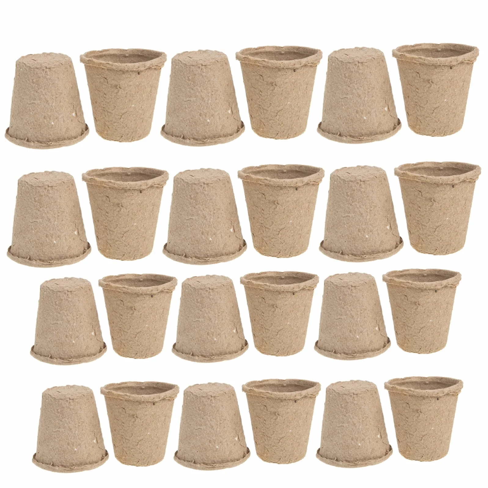 ORFOFE 40 pièces Pots de Semis Biodégradables Papier Pulp Ronds pour Jardinage