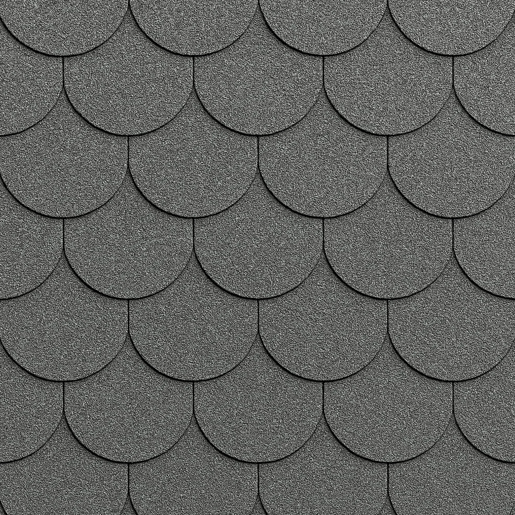 Lot de bardeaux bitumineux Timbela Beaver B-GREY - couleur gris, revêtement de toiture en bitume pour abri de jardin