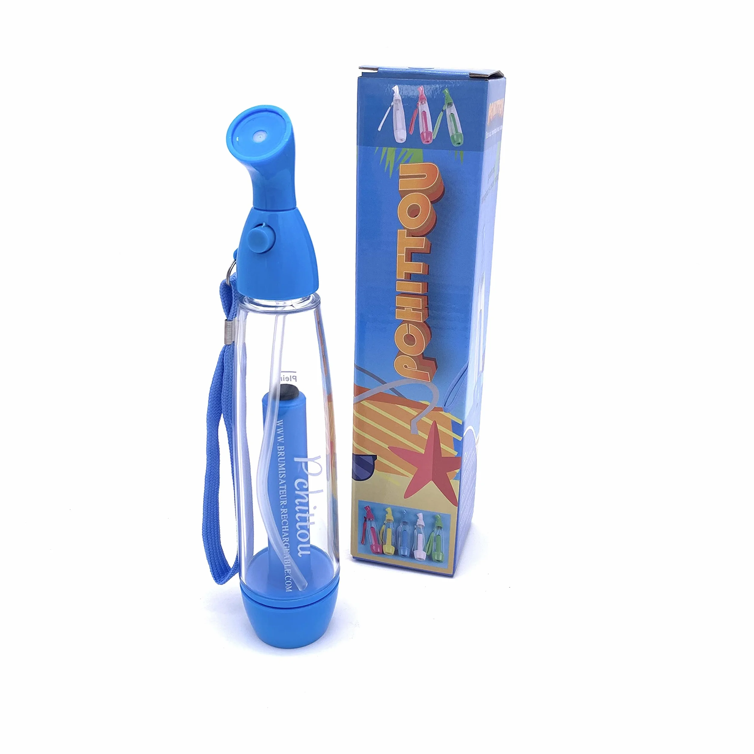 Brumisateur à eau rechargeable écologique 21,5 x 4,5 cm