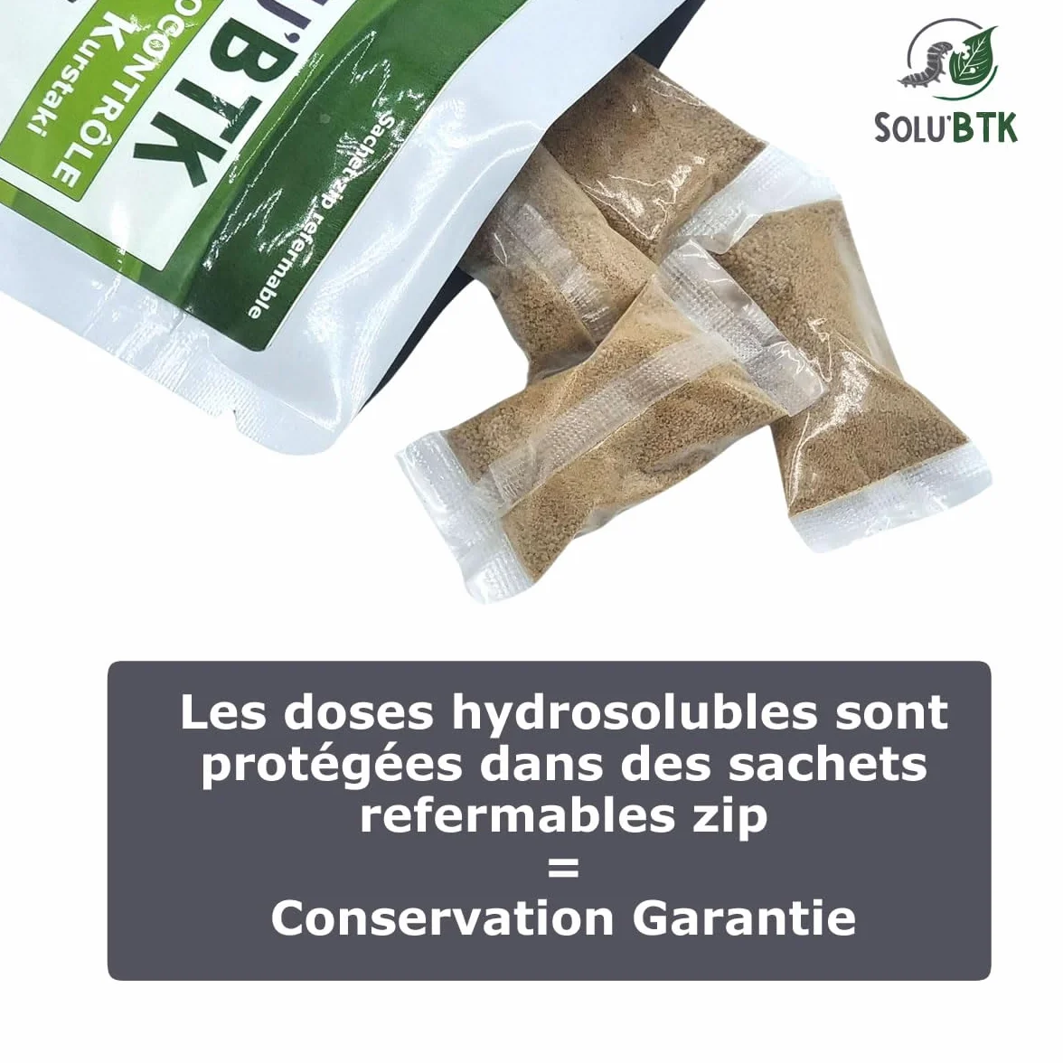 Insecticide Bacillus Thuringiensis Kurstaki 30 g 40 L Chenilles Pyrales Tordeuses Carpocapses Noctuelles Agriculture Biologique
