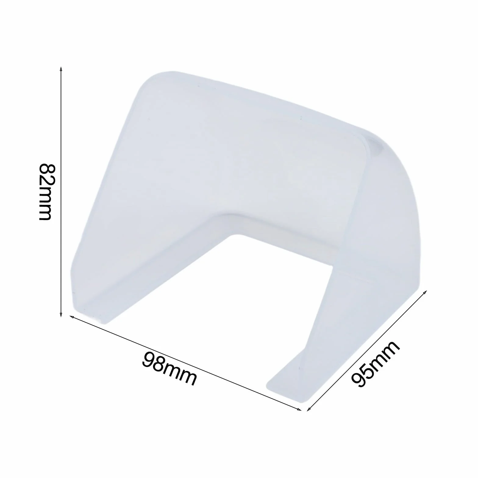 Couvercle de prise murale étanche, boîte de protection pour interrupteur extérieur, pour protection contre la pluie et l'humidité, matériau PP ignifuge, pour montage en surface ou encastré