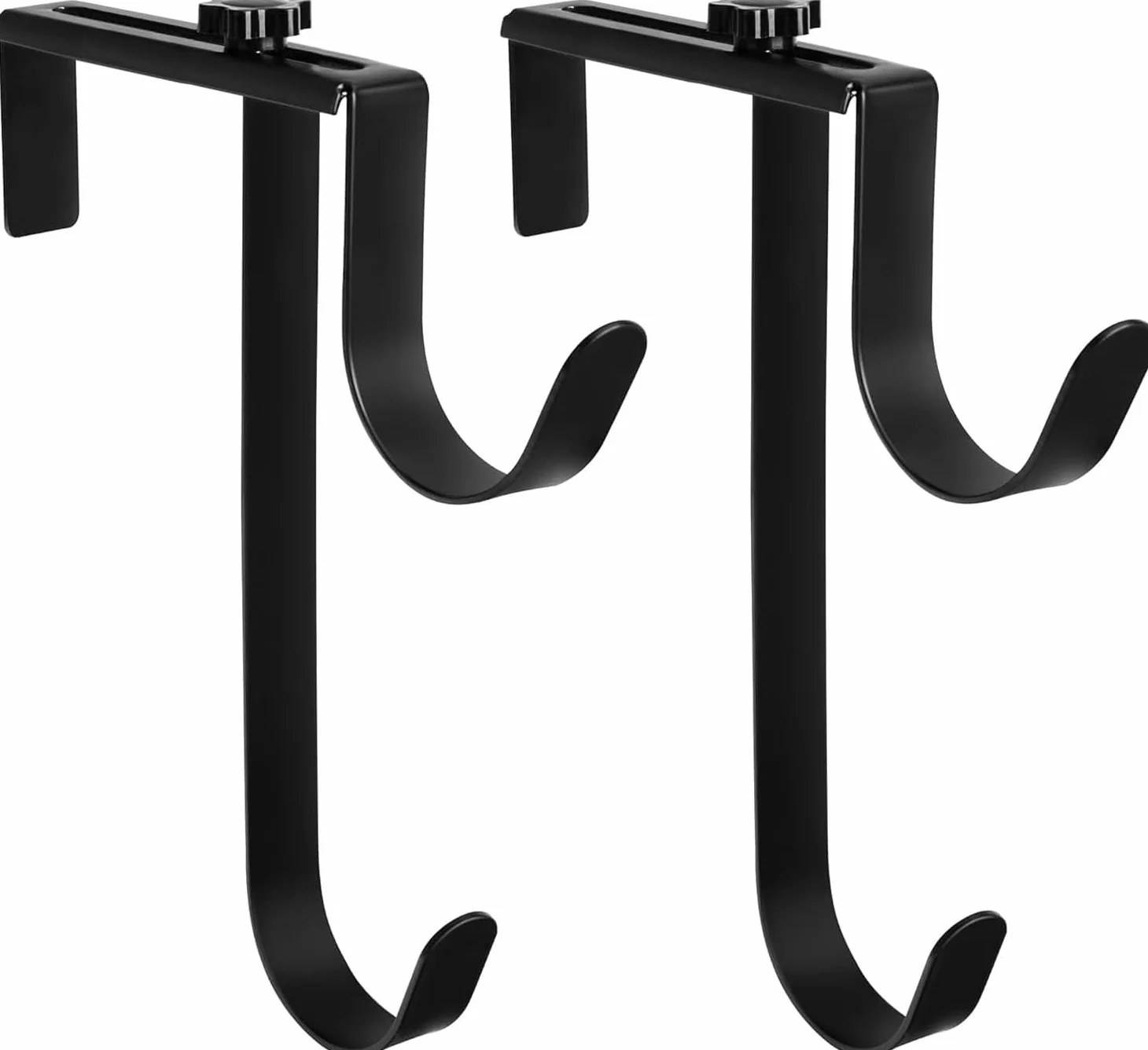 Lot de 2 supports d'épuisette crochet réglable piscine poteaux - Double support accessoire piscine