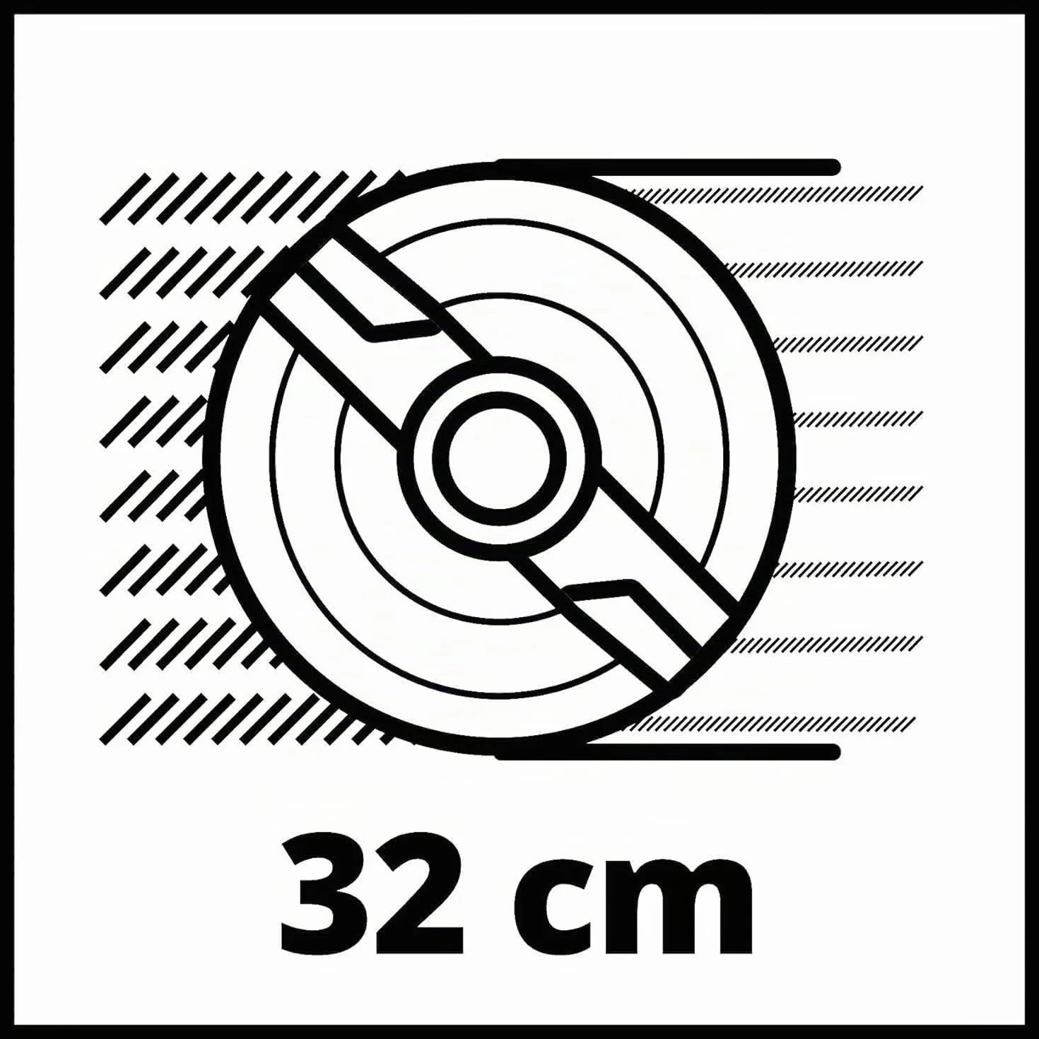 Einhell Tondeuse à Gazon Électrique GC-EM 1032 1000 W Largeur de Coupe 32 cm Bac 30 L