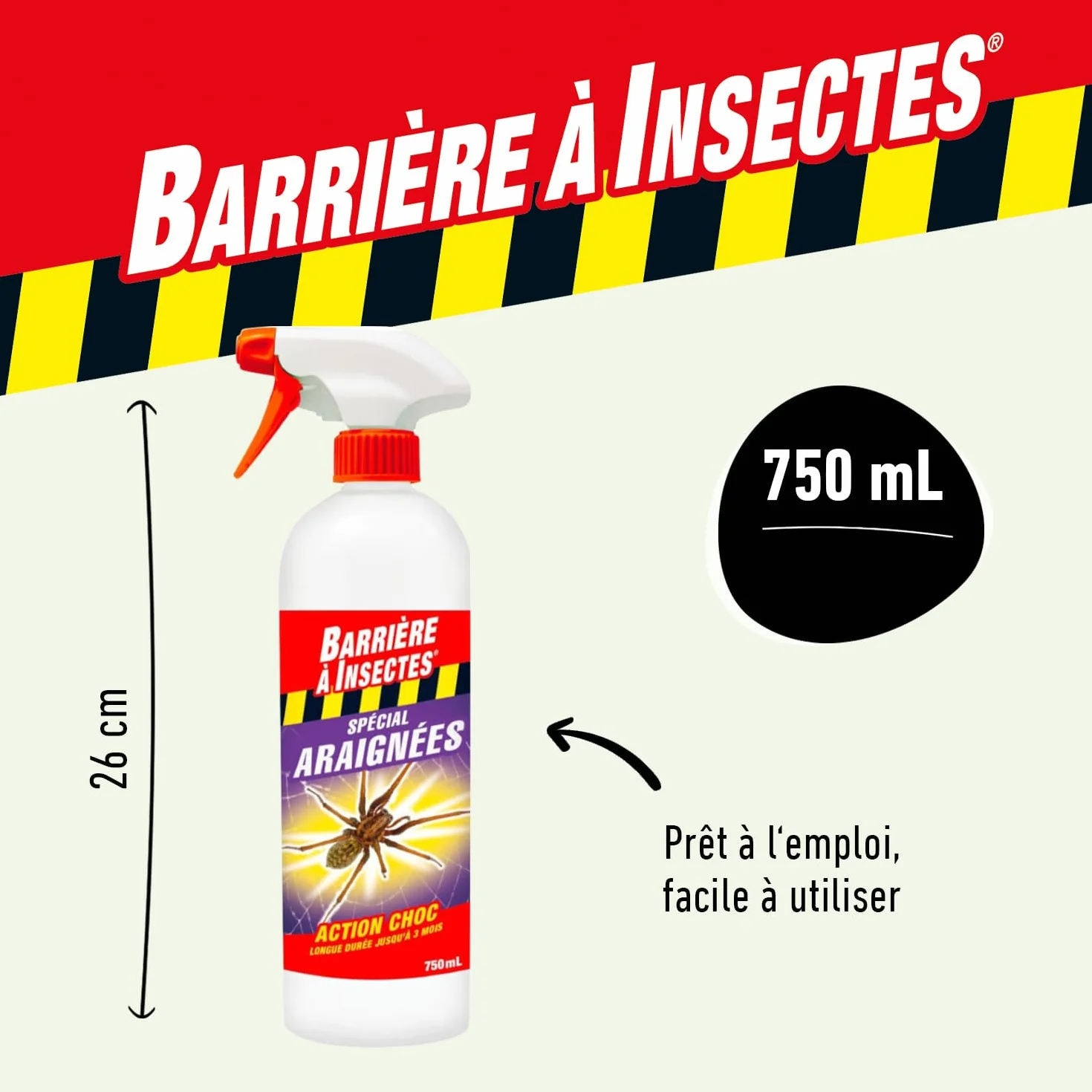 Barrière à Insectes Spécial Araignées 750 mL