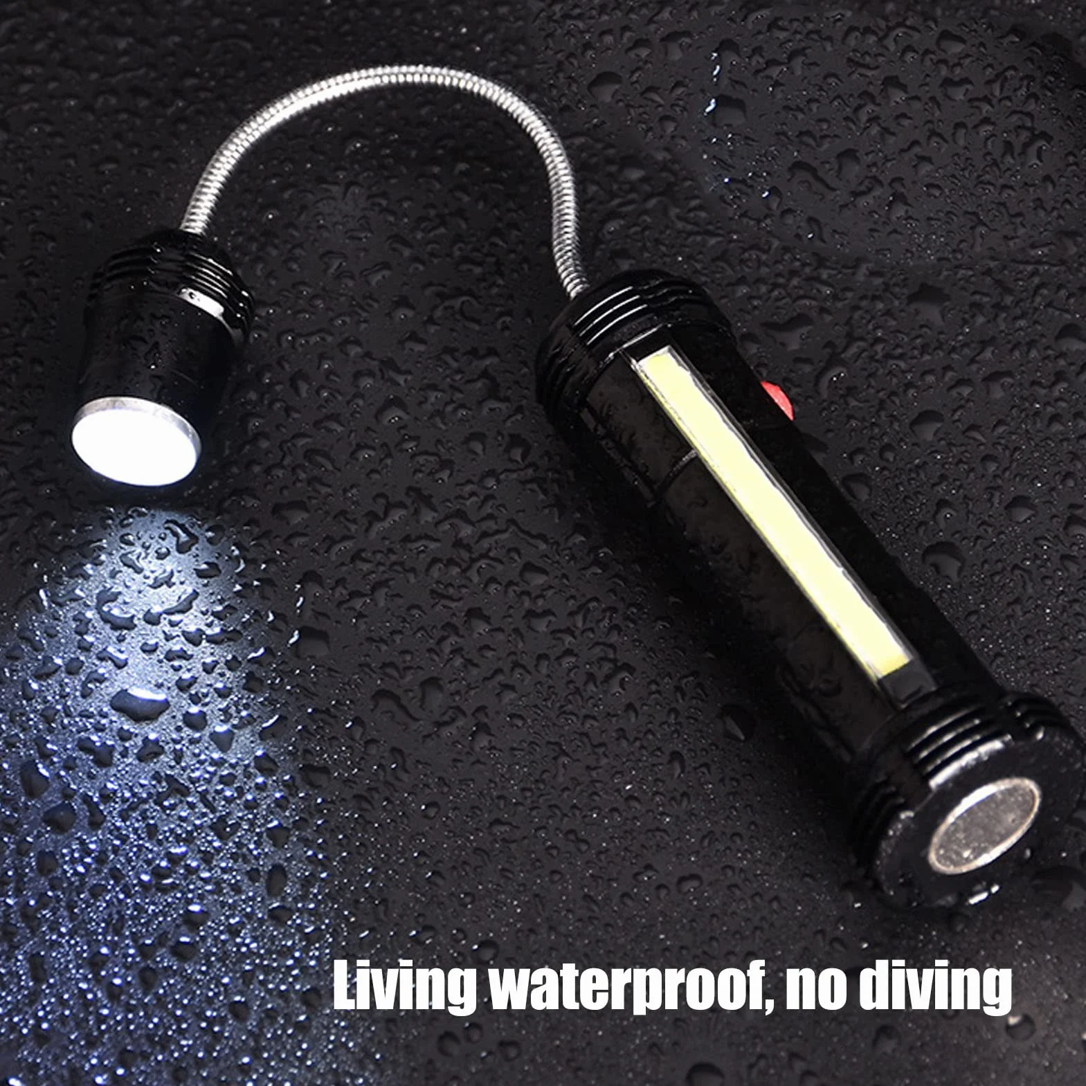 Lampe de Barbecue Magnétique LED avec Col Flexible, Éclairage pour Grill BBQ, Accessoires Camping Extérieur