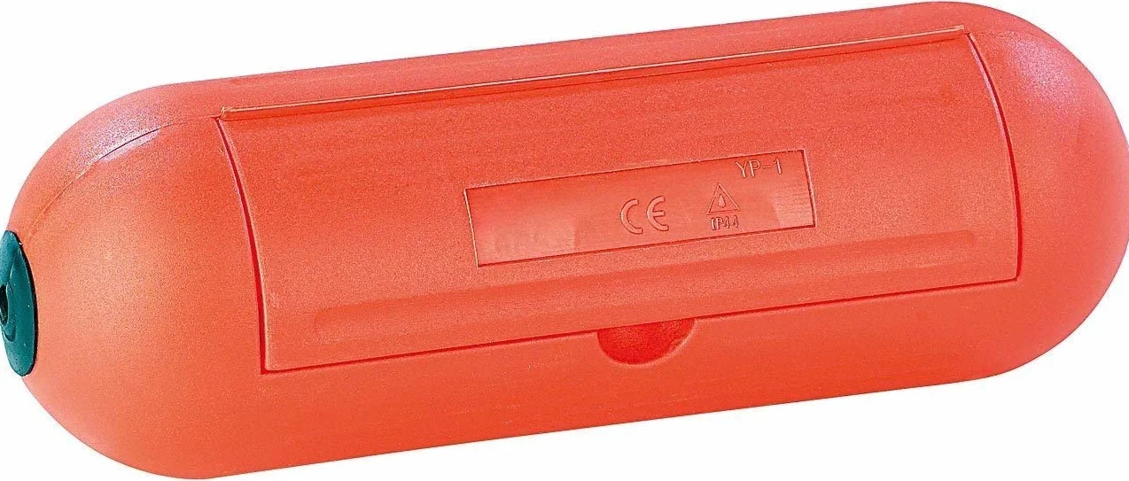 Electraline 360000000 Boîtier de Protection pour Fiches et Connexions de jardin IP44, Orange