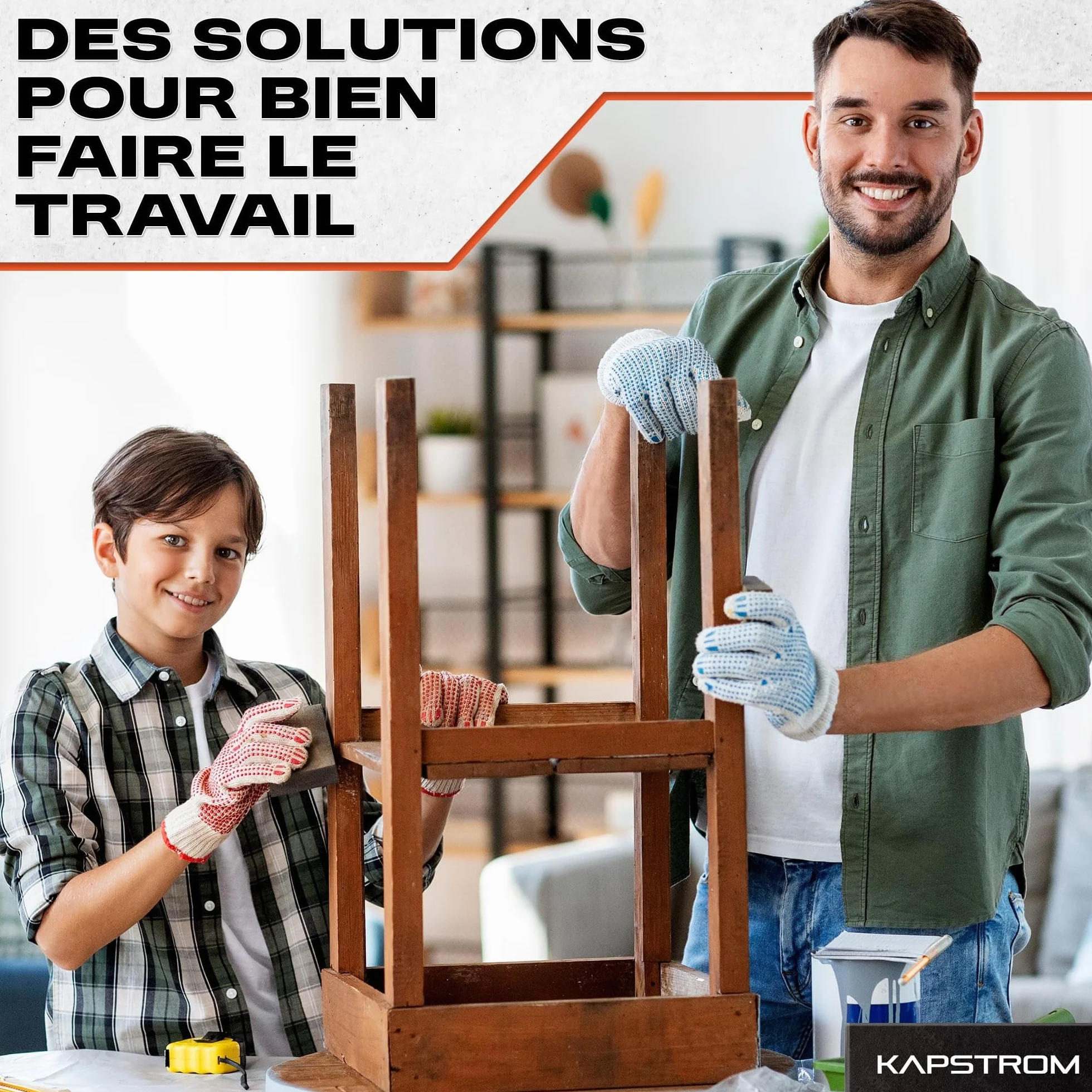 Rouleau de ruban magnétique KapStrom (3 mètres / 120" de long et 3 cm / 1,2" de large), bandes magnétiques de qualité supérieure avec support auto-adhésif solide 3M, facile à couper à la taille