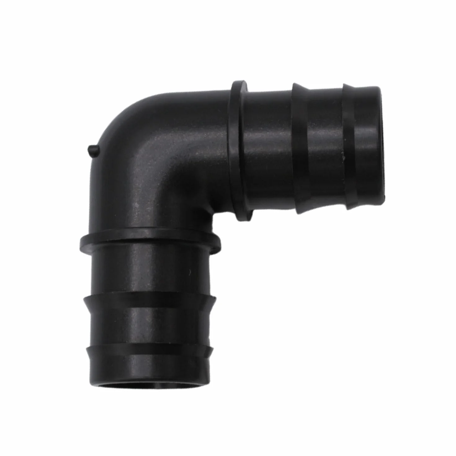 Raccord coudé 90° tuyau 32 mm polypropylène noir pour piscine arrosage