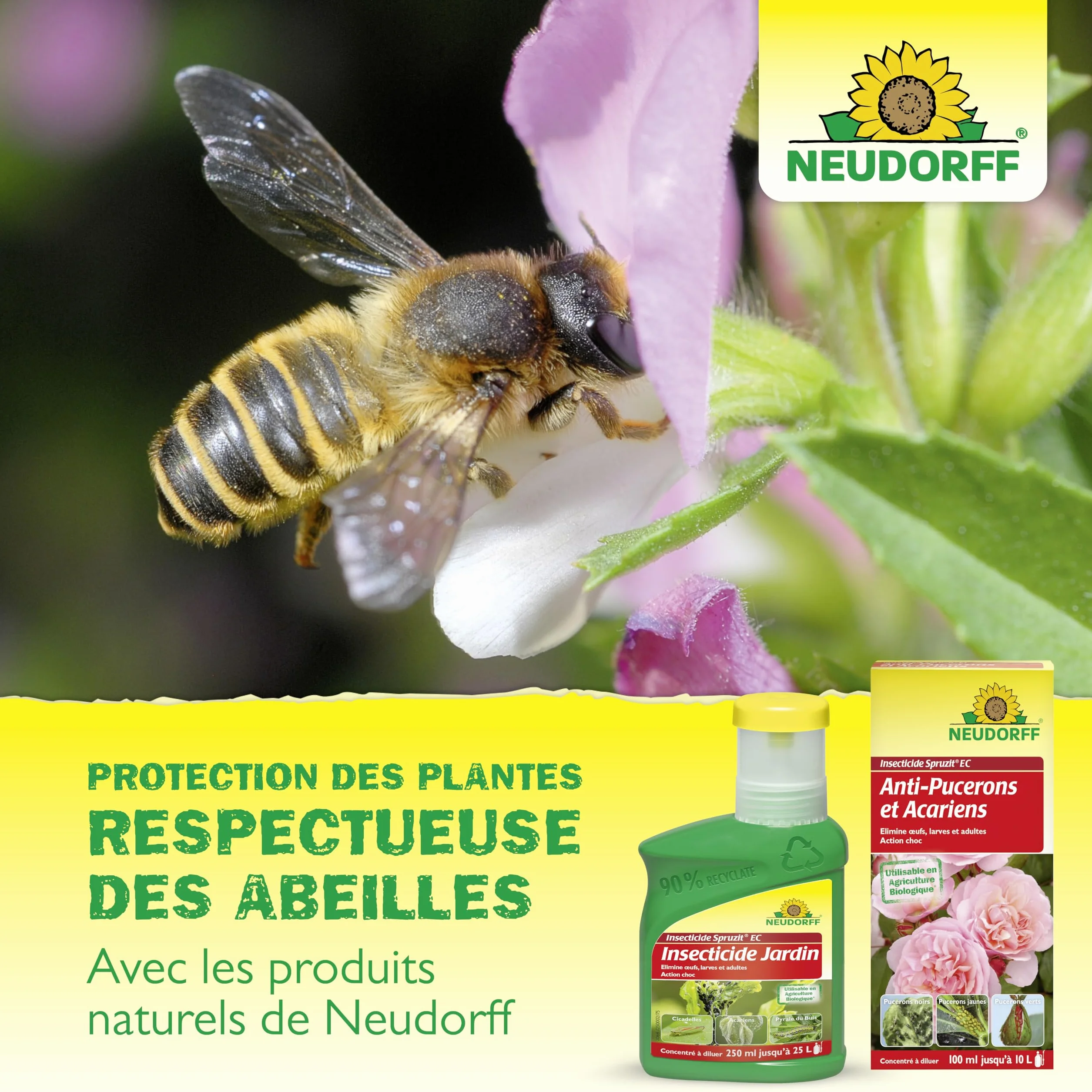 Neudorff Spruzit AF Pucerons et Acariens Insecticide 750 ml