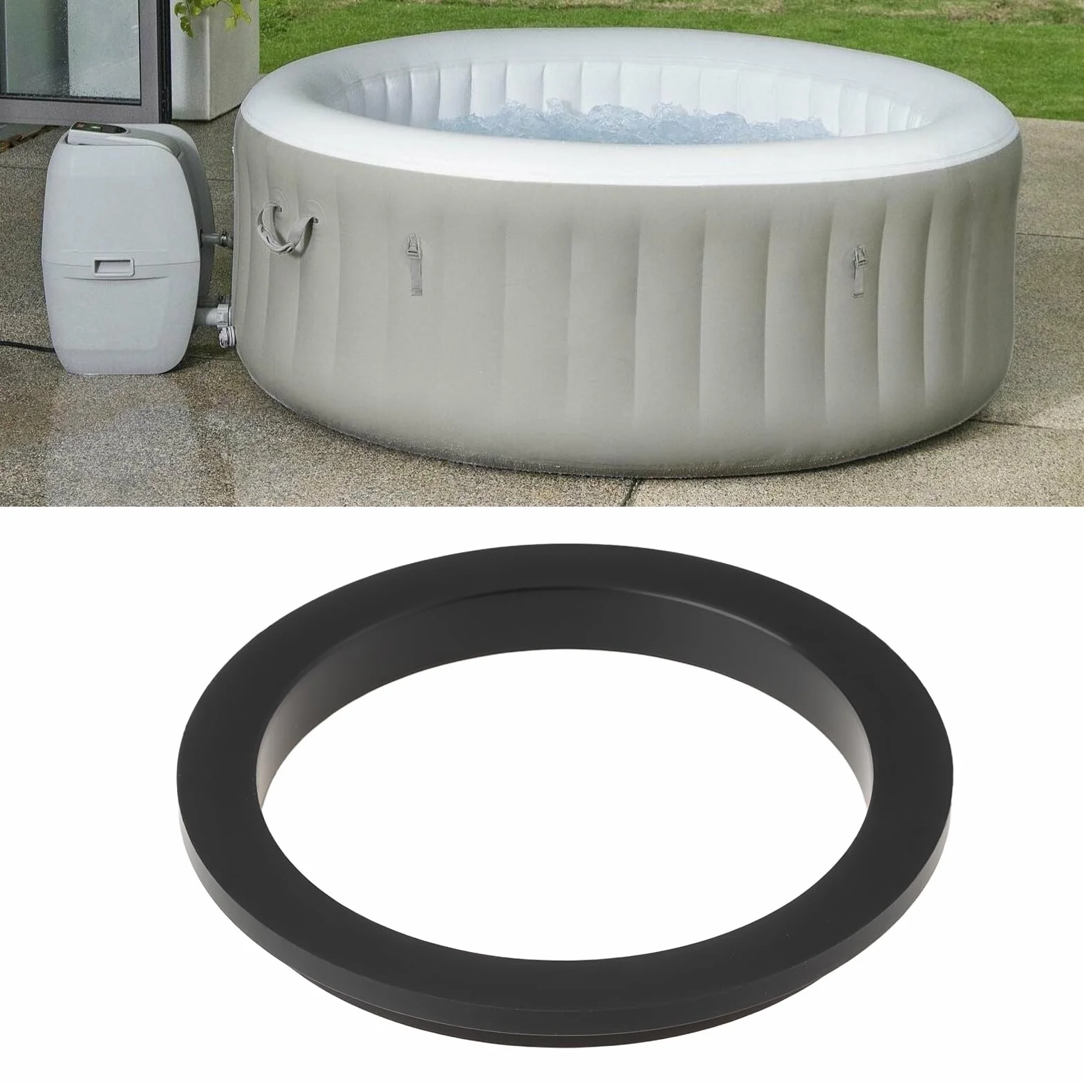 Joints de Tuyau d'Air pour Spa 38 x 48 x 5 mm Compatible Bestway Lot de 2