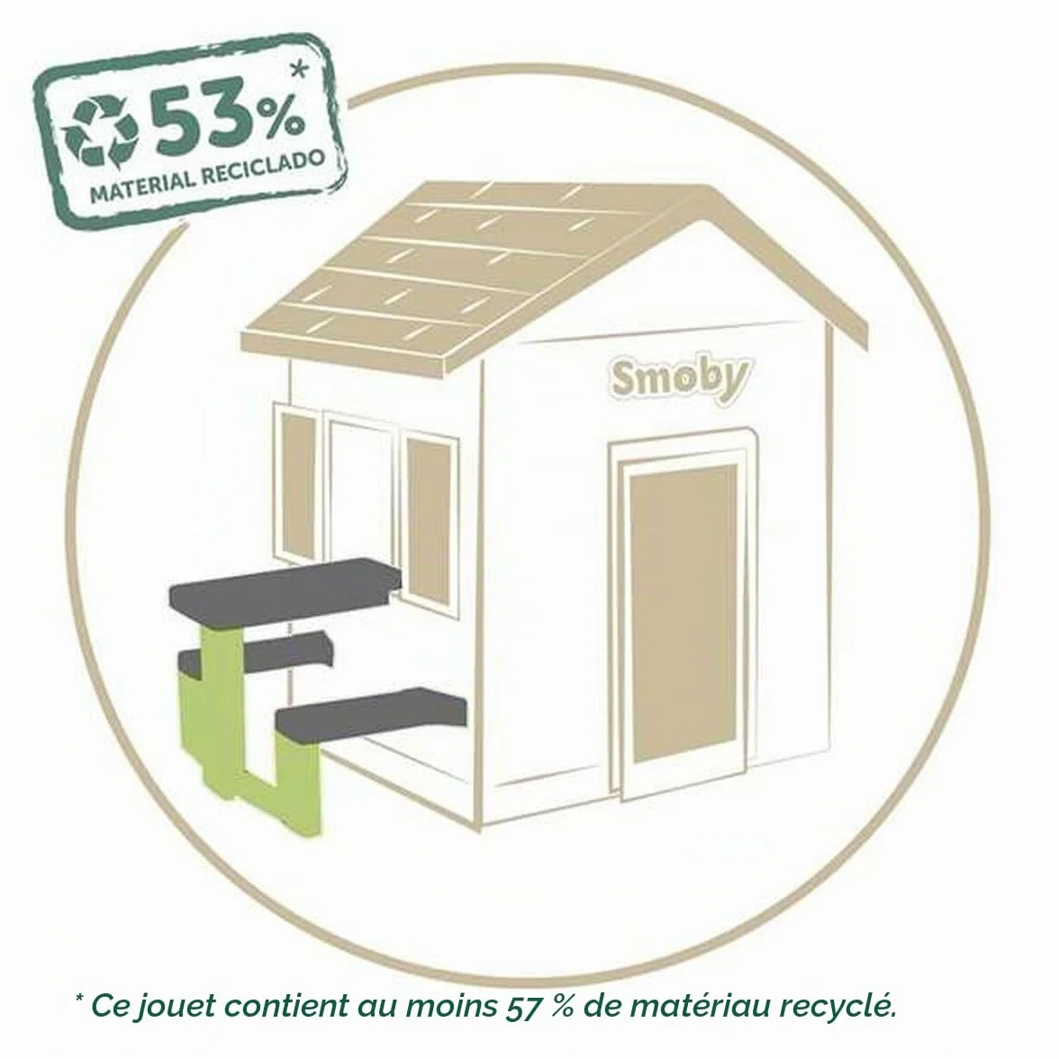 Smoby Table de Pique-Nique