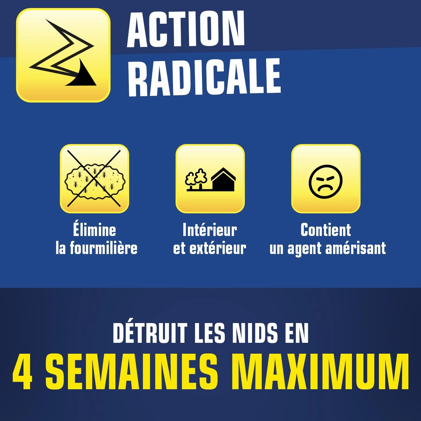 Gel Anti Fourmis K.PRO 15g Élimine Nid Action Radicale Intérieur Extérieur