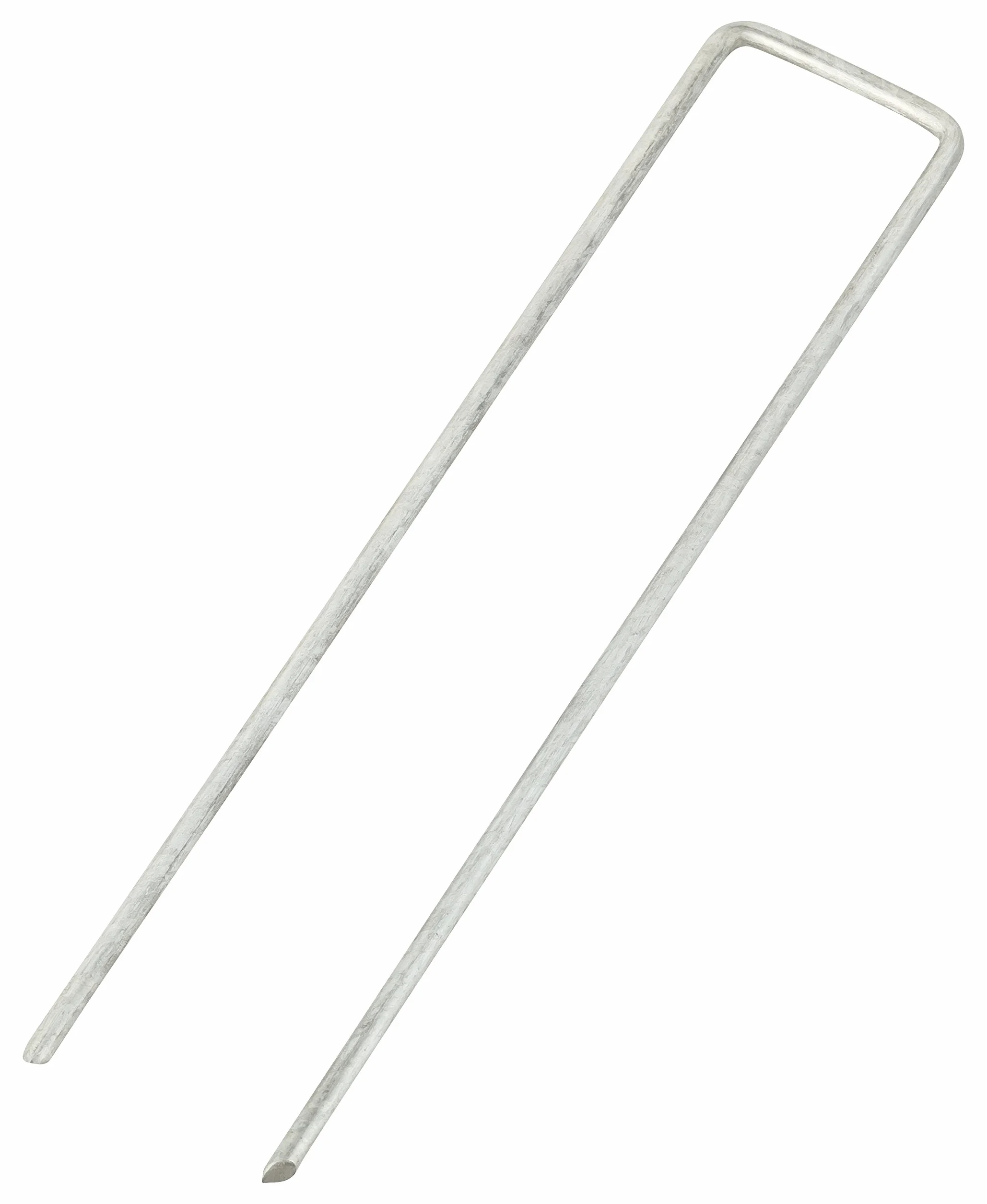 WUNDERGARDEN Lot de 50 Piquets de Fixation en Acier Galvanisé 150x25mm Ø2,7mm