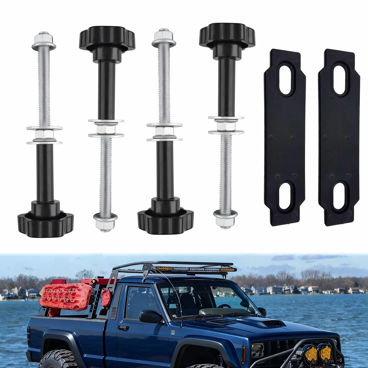 Kit de montage pour plaques de sable - Aide au démarrage SUV - Traction boue neige