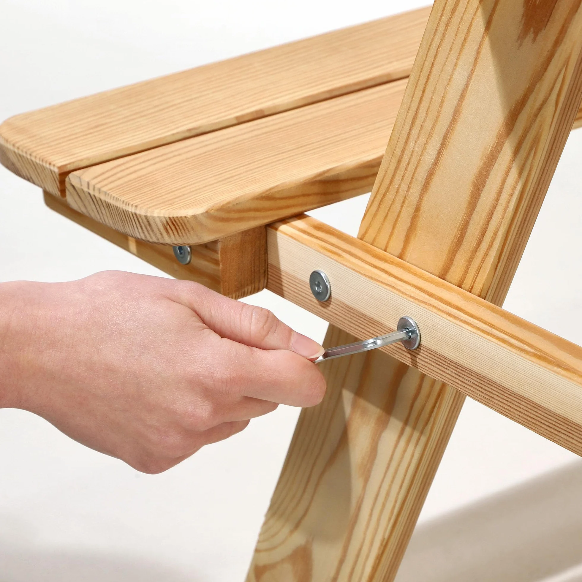 KADAX Table de pique-nique pour enfant en bois avec bancs, ensemble de jardin
