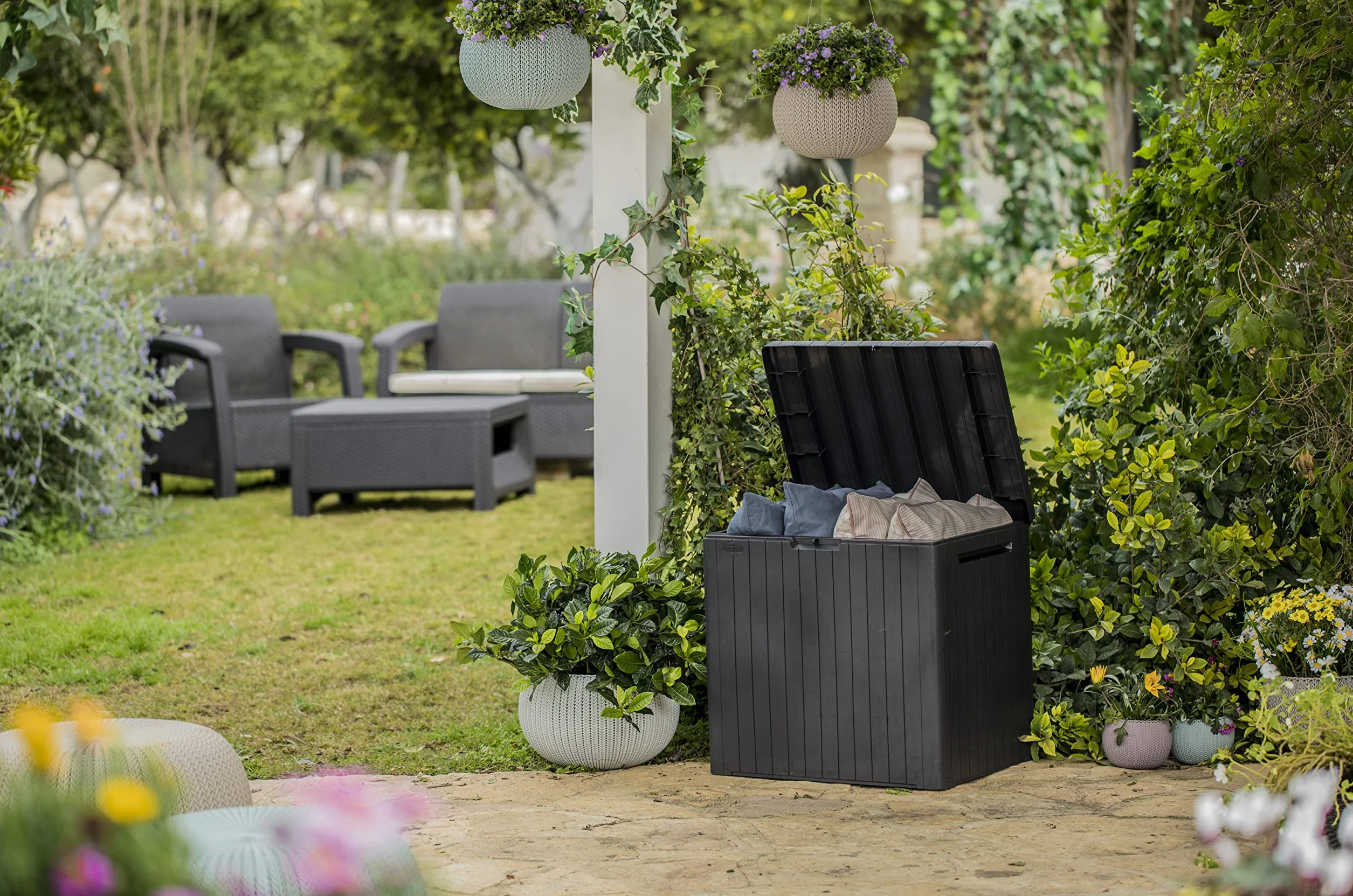 Keter Boîte de rangement de jardin City 113 L