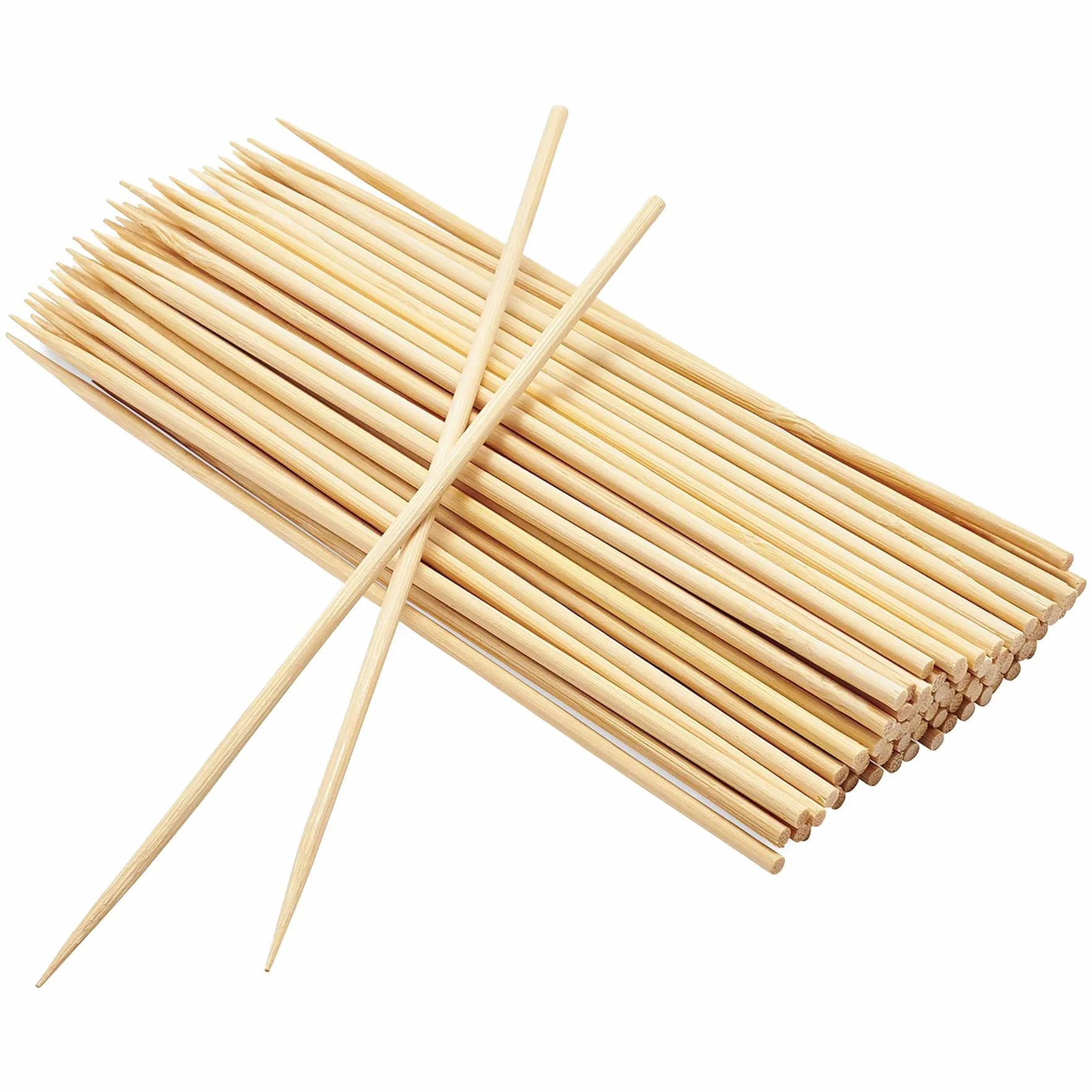 Brochettes en bois pour barbecue grillades 100-12000 pièces taille 10-30cm