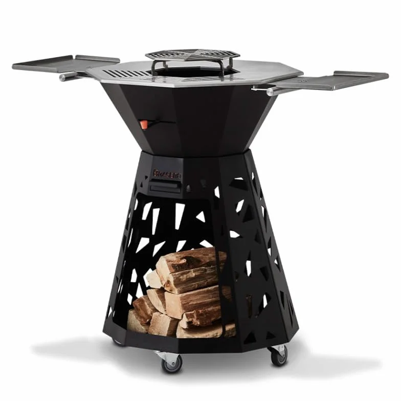 BRASERO Plancha Barbecue Brasero à bois Surface cuisson 3126 cm2 Grille centrale 796 cm2