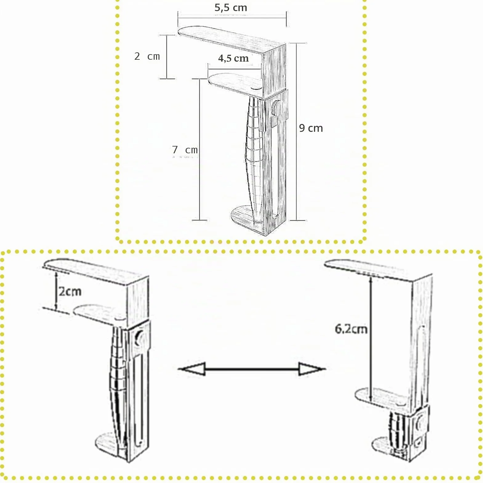 Pince Nappe Table Acier Inoxydable 8 Pièces Attache Nappe Exterieur Jardin